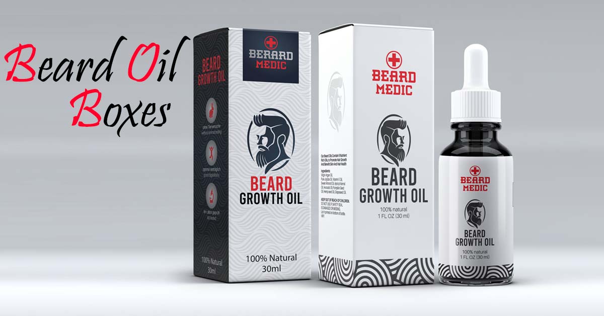 Beard Oil Packaging Boxes