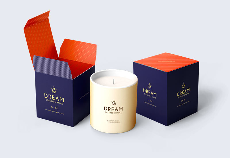Candle packaging boxes