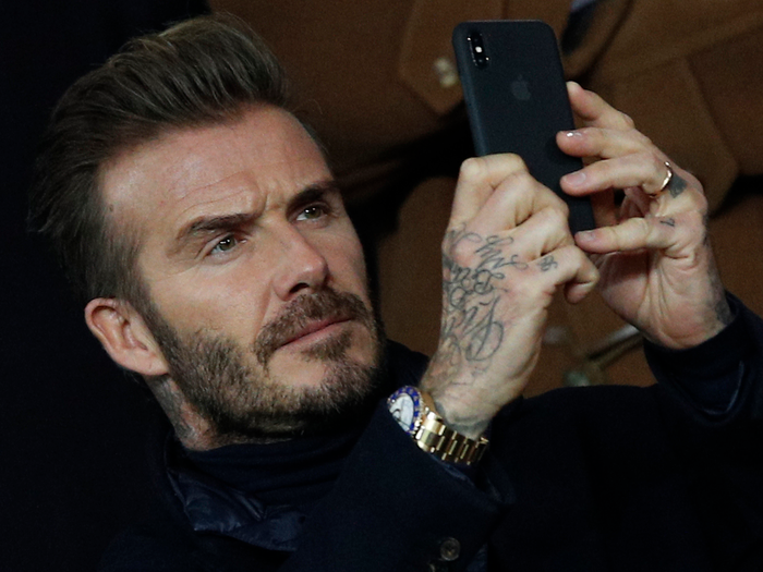 David Beckham Cell Phone Commercial