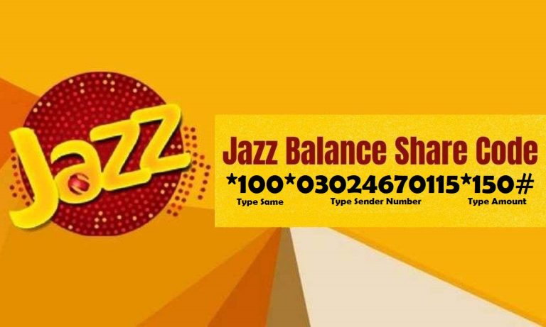 Jazz To Jazz Balance Share Code: How To Share Jazz Balance In 2022 (Updated)