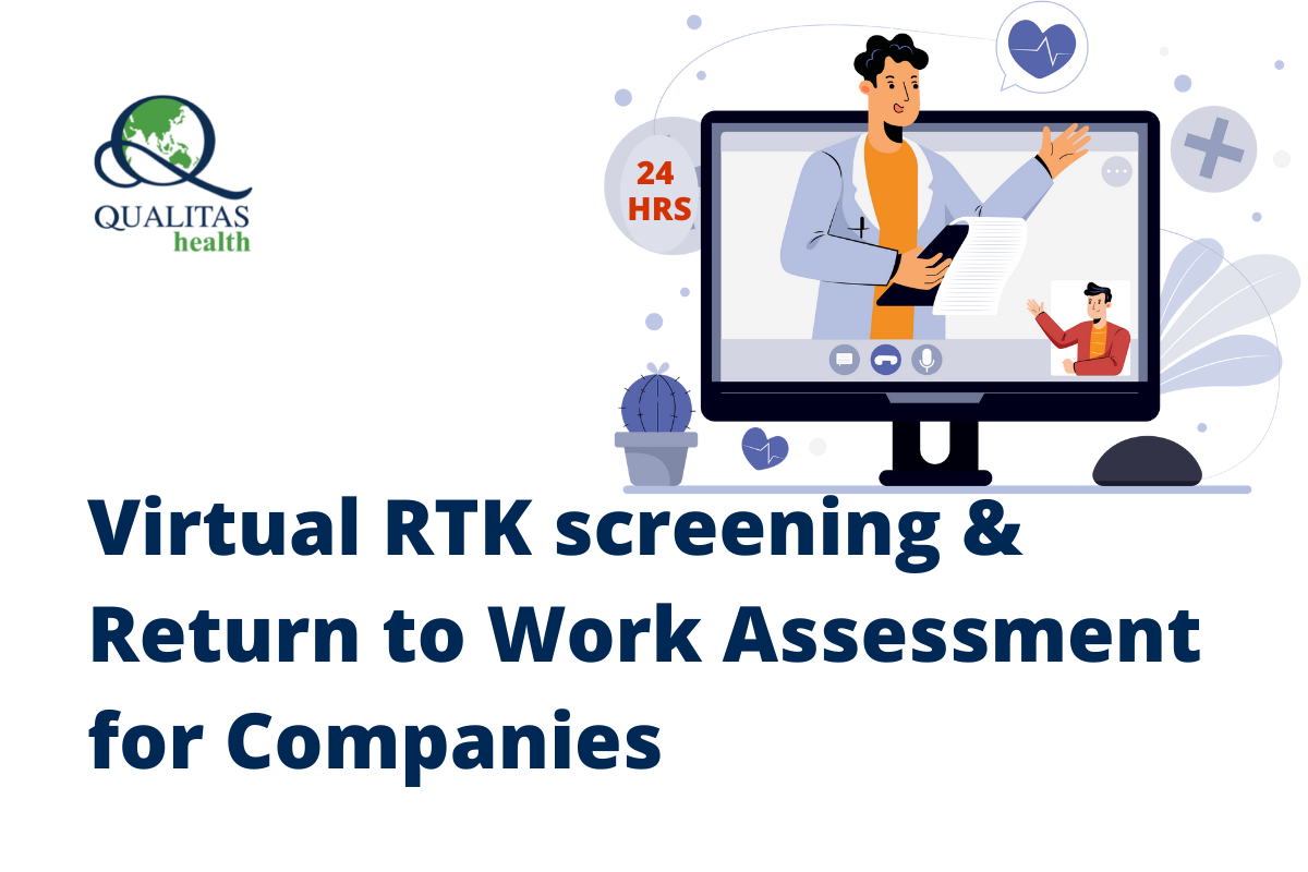 Virtual RTK screening & Return to Work Assessment for Companies