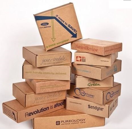 Recycling Cardboard Boxes Packaging and Unpacking Them