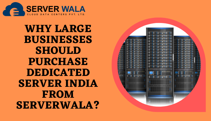 Why Should Large Website Needs Dedicated Server India From Serverwala?