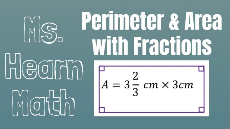 How To Locate Perimeter With Fractions?