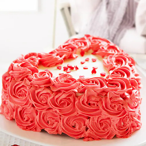 Heart Shape Birthday Cake