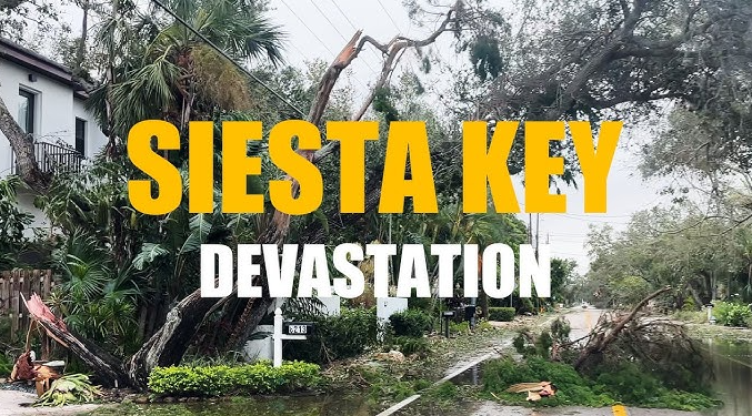 Hurricane Idalia with Siesta Key