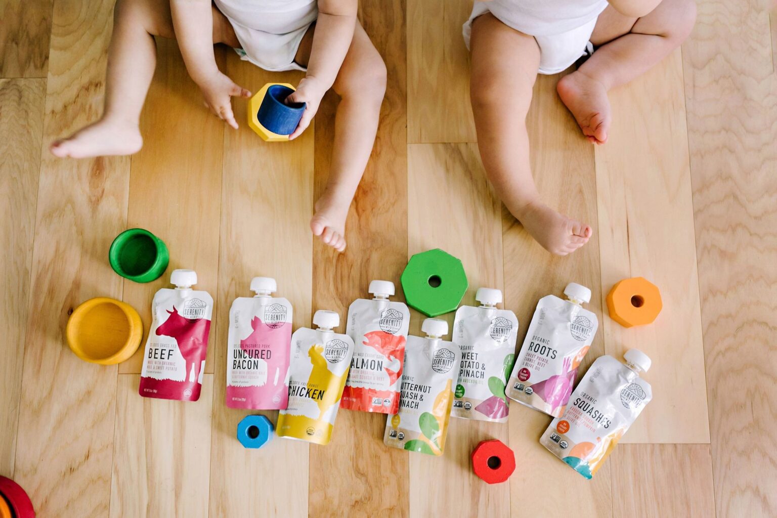 Matching Baby Food Pouch Flavours