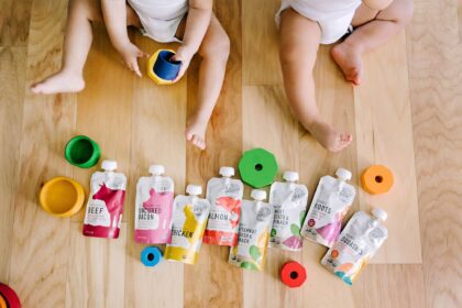 Matching Baby Food Pouch Flavours